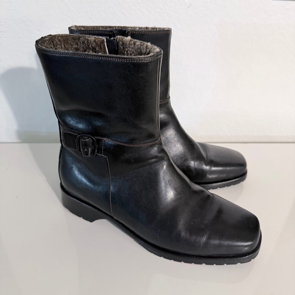 Cole Haan  Leather Ankle Boots